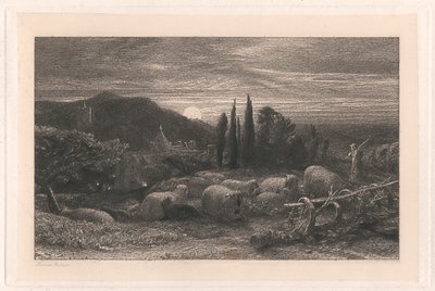 La luna crescente da Samuel Palmer