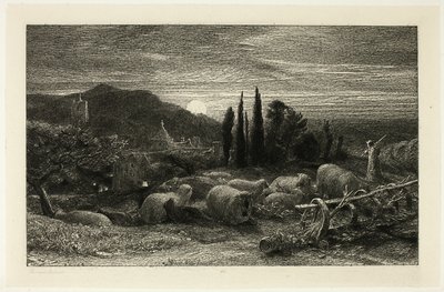La luna crescente da Samuel Palmer