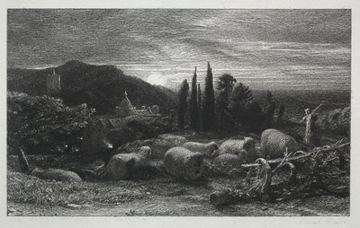 La Luna Nascente da Samuel Palmer