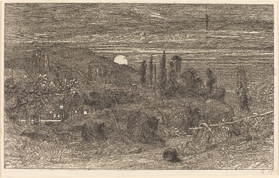 La Luna Nascente, o un Pastorale Inglese da Samuel Palmer