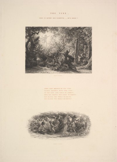 La vite, o Bacchus grassoccio da Samuel Palmer