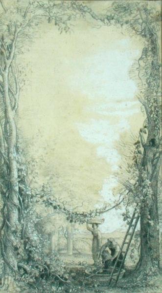 La vendemmia, disegno per un