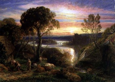 Titiro restaurato al suo patrimonio, 1877 da Samuel Palmer