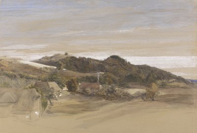 Colline di Underriver, vicino a Sevenoaks, Kent, dai terreni di J. Herries, Esq. c.1840 da Samuel Palmer