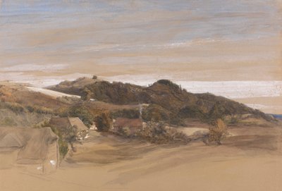 Colline di Underriver, vicino a Sevenoaks, Kent, dai terreni di J. Herries, Esq. da Samuel Palmer