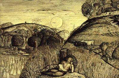 Valle densa di grano da Samuel Palmer