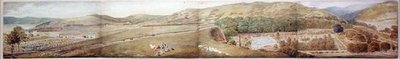 Schizzo per un panorama - La città di Largs, Ayrshire, luglio 1856 da Samuel Parlber