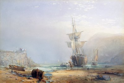 Una mattina nebbiosa sulla costa del Devon, 1853 da Samuel Phillips Jackson