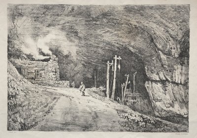Serie di edifici antichi e cottage rurali nel nord dell