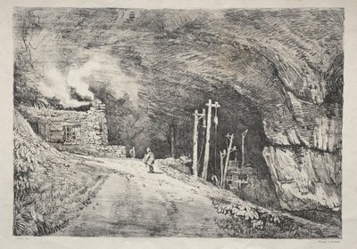 Una serie di edifici antichi e cottage rurali nel nord dell