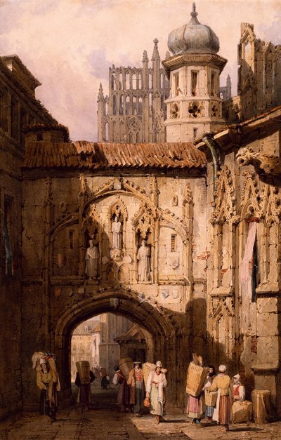 Una vista a Norimberga di Samuel Prout da Samuel Prout