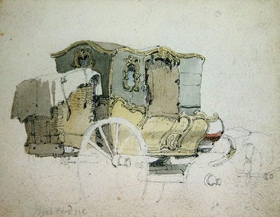 Una carrozza ornamentale da Samuel Prout