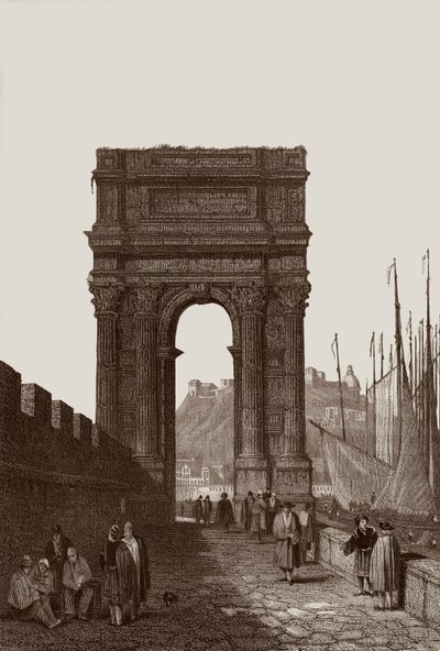 Arco di Traiano da Samuel Prout