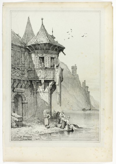 A Braubach sul Reno da Samuel Prout