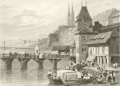 Basilea, sul Reno da Samuel Prout