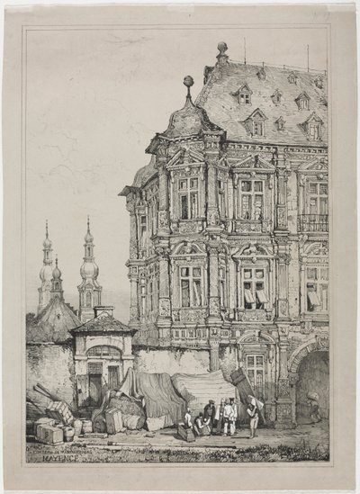 Castello di Martinsburg, Magonza, Germania da Samuel Prout