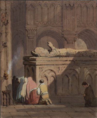 Interno di chiesa da Samuel Prout