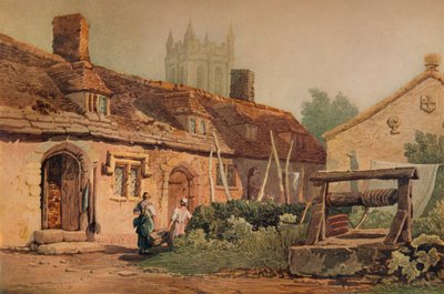 Cottage a Glastonbury, c1819 da Samuel Prout