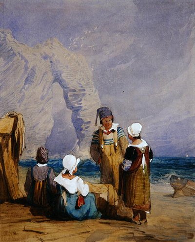 Figure sulla spiaggia da Samuel Prout