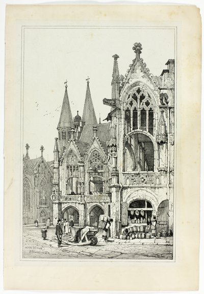 Hotel de Ville, Brunswick da Samuel Prout