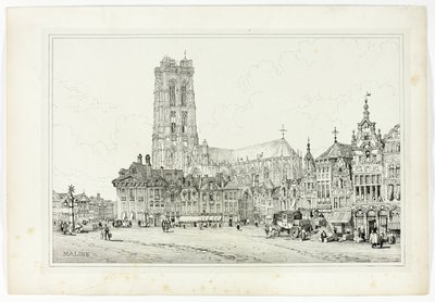 Maline, da Facsimili di schizzi realizzati nelle Fiandre e in Germania da Samuel Prout
