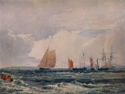 Al largo di Plymouth, c1827 da Samuel Prout