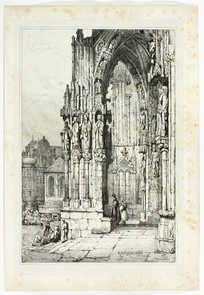 Cattedrale di Ratisbona da Samuel Prout