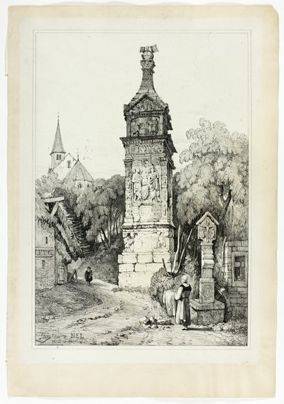 Colonna romana a Igel da Samuel Prout