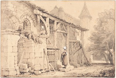 Scena a Jumièges da Samuel Prout