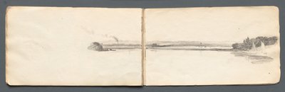 Taccuino: Paesaggio con barche a vela da Samuel Prout