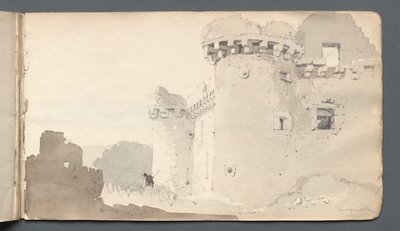 Taccuino: "Castello in Rovina" da Samuel Prout