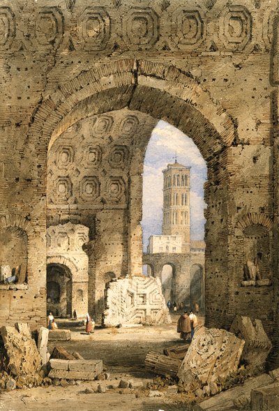Tempio della Pace, Foro Romano da Samuel Prout