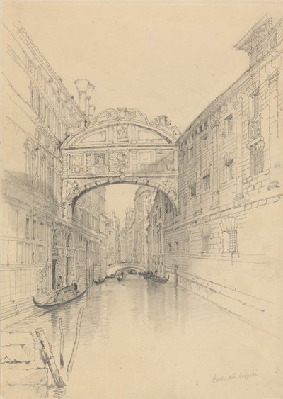 Il Ponte dei Sospiri, Venezia da Samuel Prout