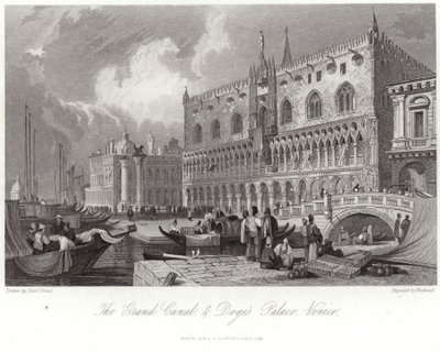Il Canal Grande e il Palazzo Ducale da Samuel Prout
