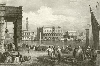 Il Canal Grande e il Palazzo Ducale, Venezia da Samuel Prout