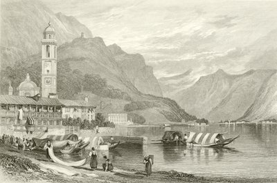 Il Lago di Como, Italia da Samuel Prout