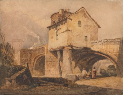 Il ponte Monnow, Monmouthshire da Samuel Prout