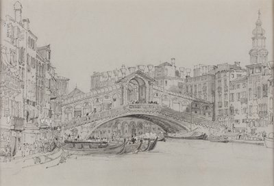 Il Rialto, Venezia da Samuel Prout
