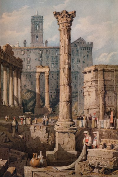 Veduta nel Foro, Roma da Samuel Prout