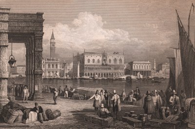 Veduta del Bacino di San Marco a Venezia da Samuel Prout