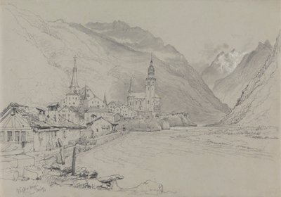 Visp o Viege, vicino a Brig da Samuel Prout