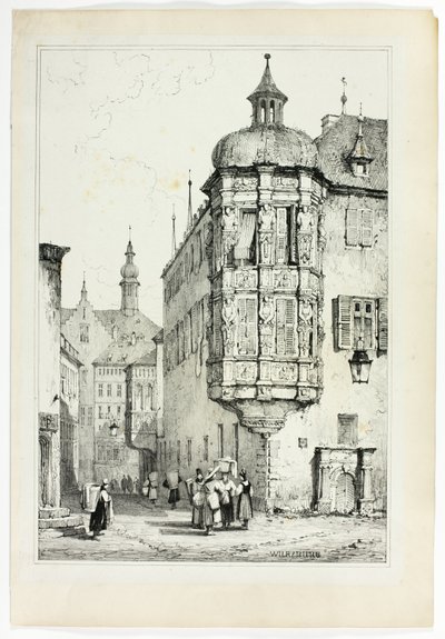 Wurzburg, da Facsimili di schizzi fatti nelle Fiandre e in Germania da Samuel Prout