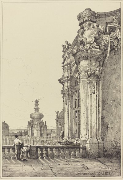 Palazzo Zwinger, Dresda da Samuel Prout