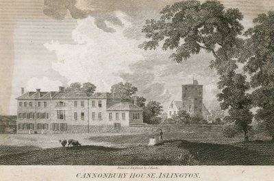 Casa e torre di Canonbury da Samuel Rawle