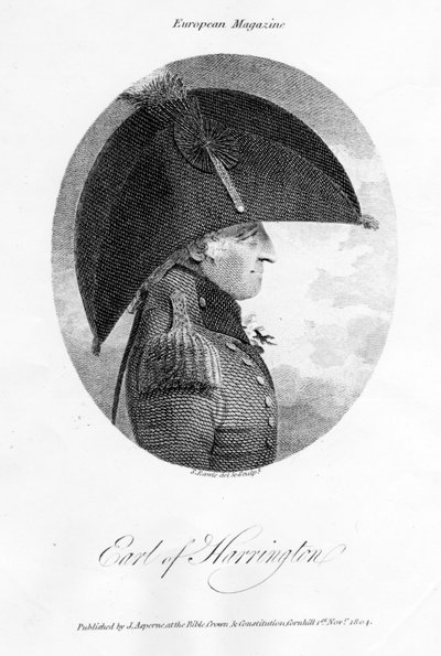 Charles Stanhope, 3° conte di Harrington, 1804 da Samuel Rawle