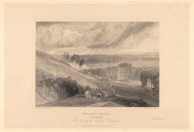 Castello di Hylton, Contea di Durham da Samuel Rawle