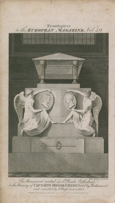 Il monumento eretto nella Cattedrale di San Paolo da Samuel Rawle
