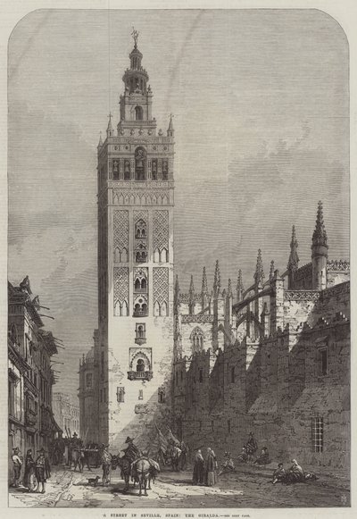 Una strada a Siviglia, Spagna, la Giralda da Samuel Read