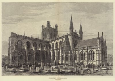 Cattedrale di Chester (incisione) da Samuel Read