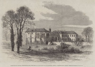 Castello di Hartlebury, Worcestershire, la sede del Vescovo di Worcester da Samuel Read